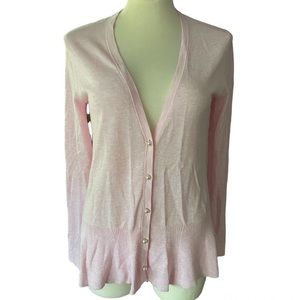 NWT Lily Pulitzer Clarissa Cardigan in Heathered Paradise Pink M